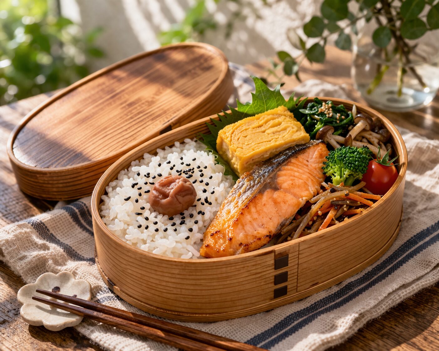 おしゃれな和風弁当の風景