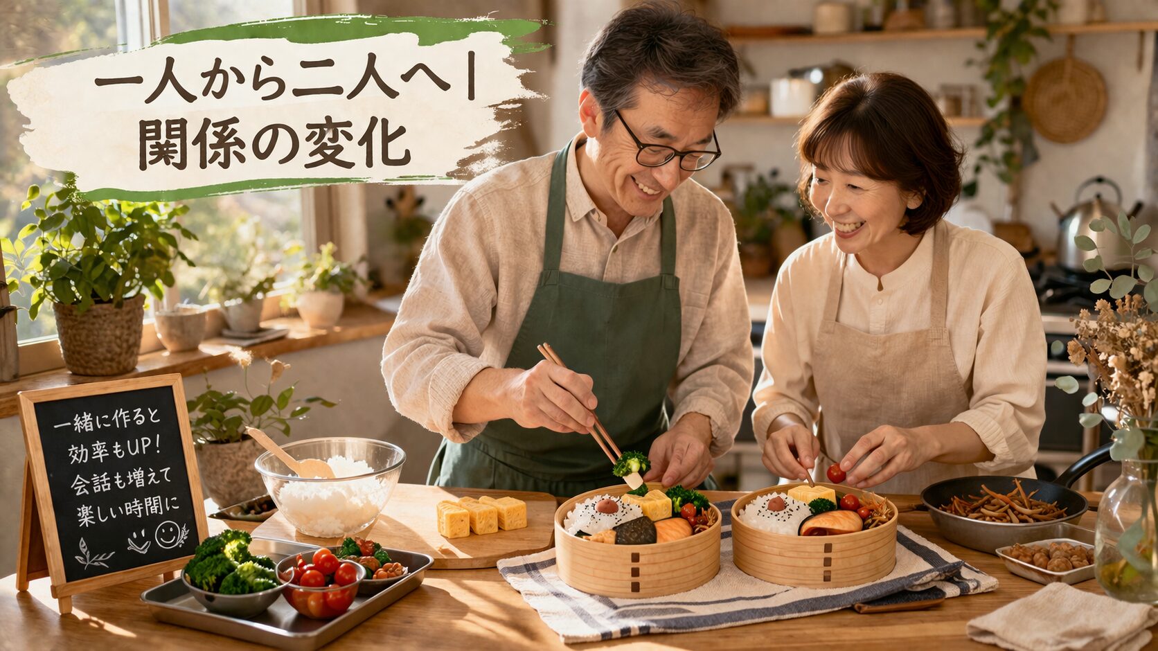 一緒に作る楽しい時間